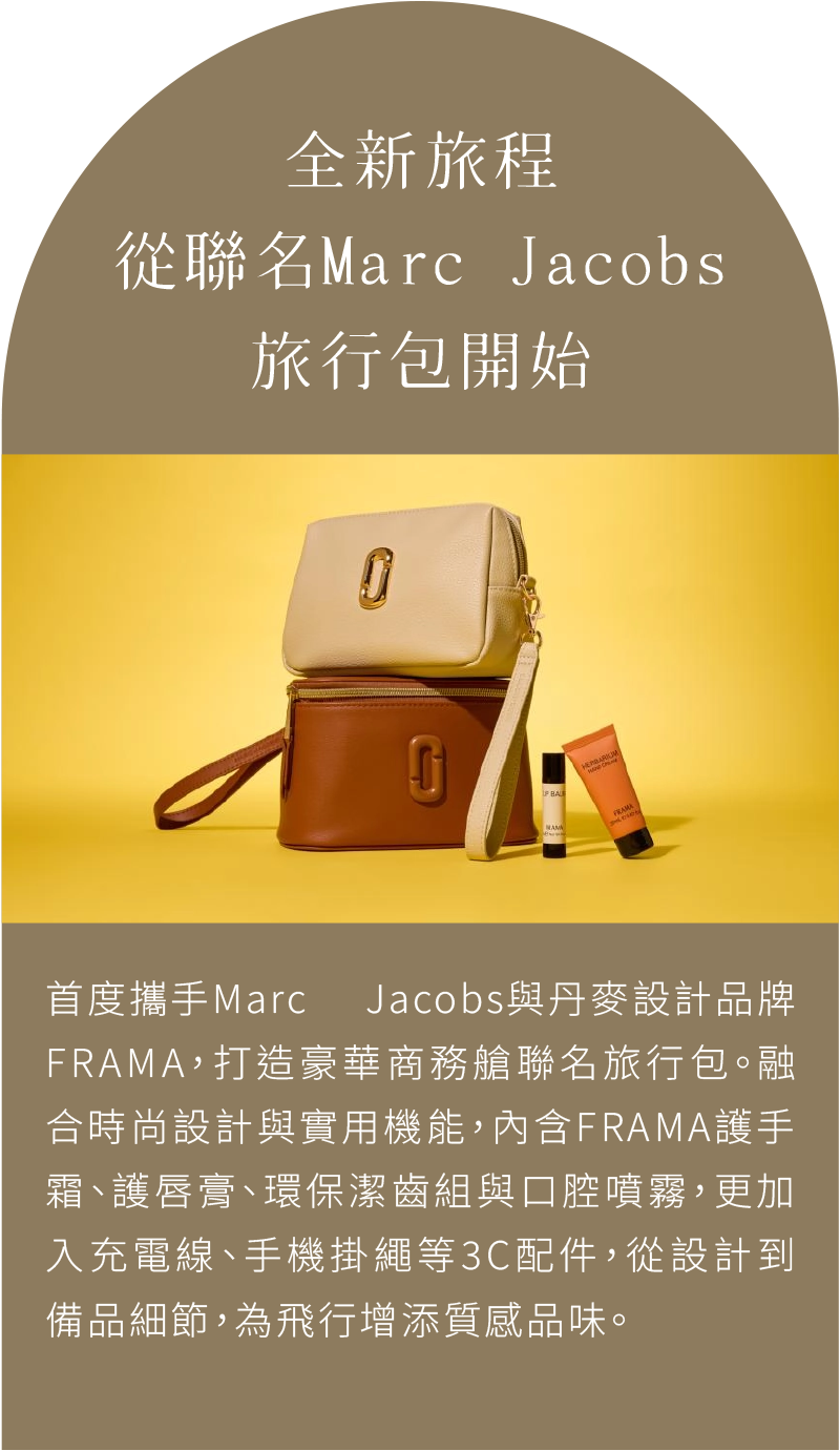 全新旅程從聯名Marc Jacobs旅行包開始